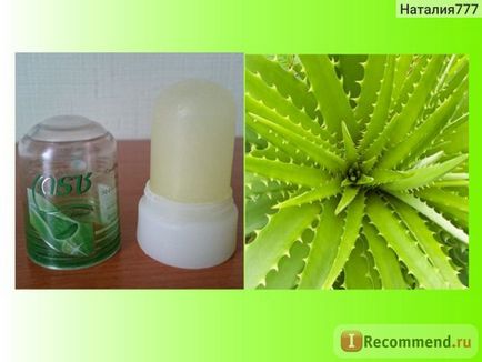 Deo-cristale cristal de cristal cristal (alum) aloe - 