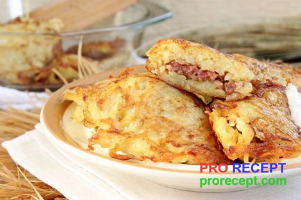 Деруни з м'ясом - покроковий рецепт з фото, pro recept