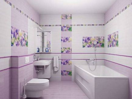 Gresie de proiectare în toaletă pentru 43 de fotografii într-o nouă publicație de la dekorin