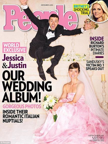 Justin Timberlake și Jessica au vândut fotografii de nuntă pentru 300.000 de dolari