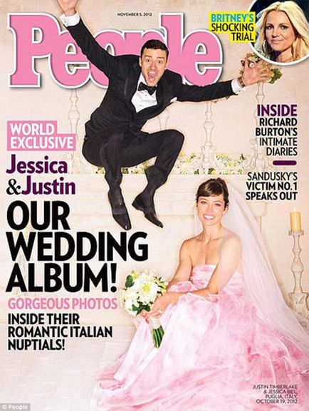 Justin Timberlake és Jessica Biel már eladta az esküvői képek 300.000 $ (Jessica) Justin Timberlake és Jessica Biel már eladta az esküvői képek 300.000 $