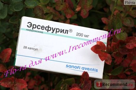 Ersefuril - antiseptic intestinal, medicamente antidiareice - 