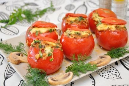 Фаршировані помідори - прості рецепти