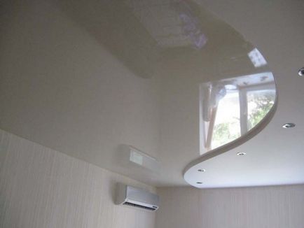 Fényképek duplex mennyezetek (fotó) Fényképek duplex álmennyezetek