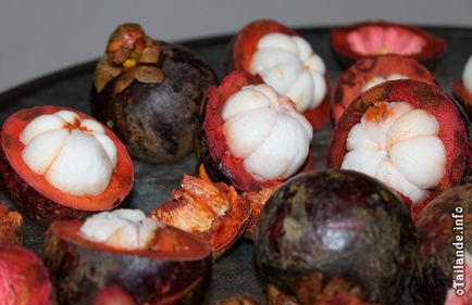 Fructele de mangosteen (mangosteen)