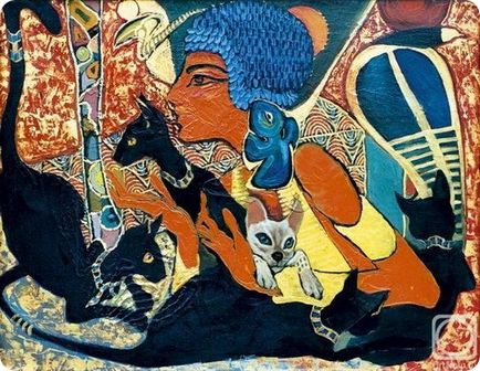 Galla abdel fattah femeie și pisică