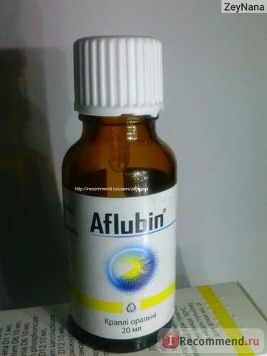 Homeopatia bittner richard aflubin® (aflubin) - opinia imunologului urban despre aflubin