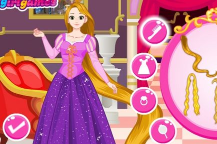 Game Rapunzel vigyázni haj