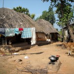 Satul indian - camera de zi din India