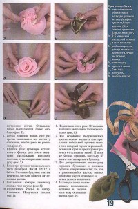 Irina_zelennaya masterclasses de trandafir dintr-o tesatura