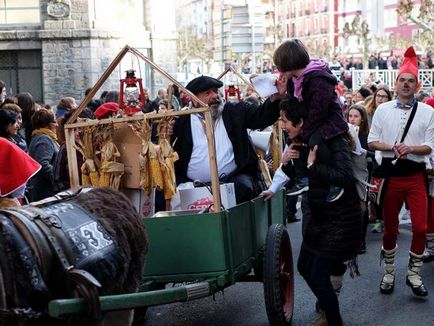 Bunicii spanioli sunt înghețați, numiți Papa Noel și Olentzero