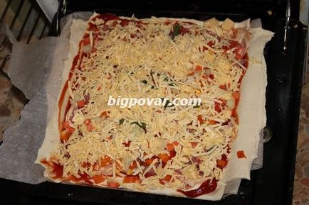 Cum să faci o rețetă de pizza cu o fotografie, gătit pas cu pas