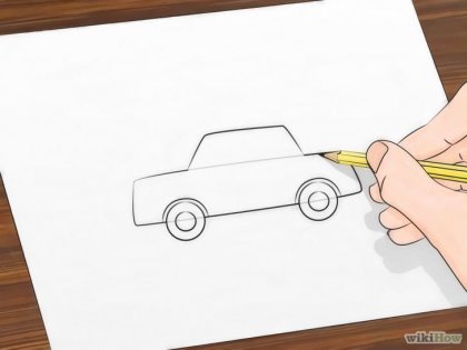 Cum de a desena o mașină de desene animate