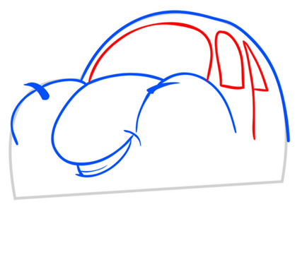 Cum sa desenezi o masina de desen animat albastru (desenam cu copii) - un laborator de animatie pentru toata lumea