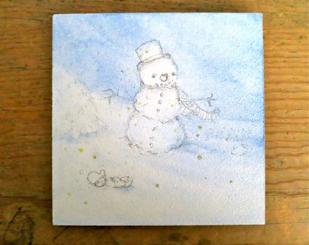 Cum să atragă un om de zăpadă în câțiva pași