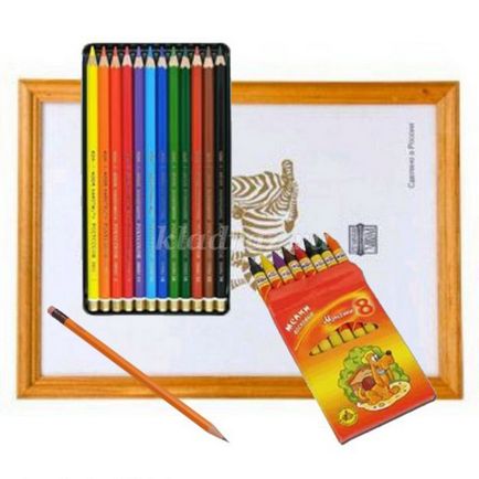 Cum de a desena un iepure în creioane colorate în etape cu o fotografie
