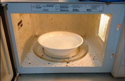 Cum să spălați un cuptor cu microunde la domiciliu 7 moduri de a scăpa de pete și miros