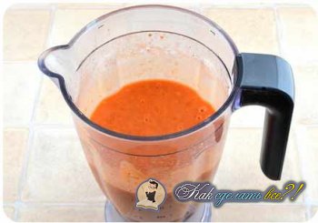 Cum să gătești o rețetă gazpacho cu o fotografie