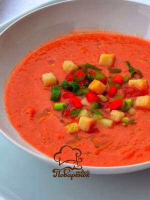Főzni egy klasszikus gazpacho leves ház