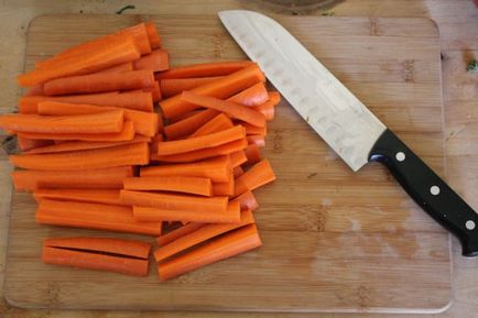 Як приготувати морквяні палички в духовці - фарш картопля кабачок в духовці - здорове харчування