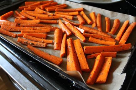 Як приготувати морквяні палички в духовці - фарш картопля кабачок в духовці - здорове харчування