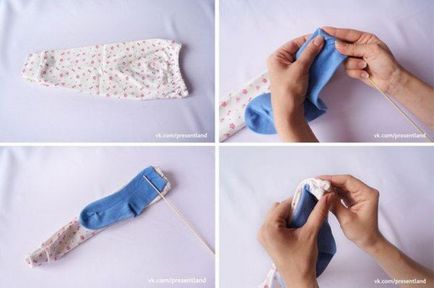 Cum sa faci un buchet de haine pentru copii, haine cu mainile proprii