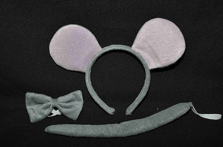 Як зробити мишачі вушка своїми руками з