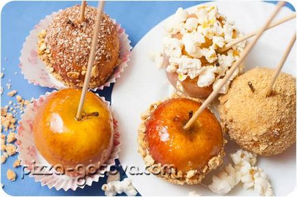 Hogyan készítsünk egy cukorka alma egy bottal - a recept egy fotó (do) Hogyan készítsünk egy cukorka alma egy bottal - a recept egy fotó