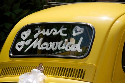 Як прикрасити весільну авто - cosmopolitan bride
