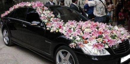 Hogyan lehet díszíteni egy esküvői autó gyönyörű és elegáns fotók és videók