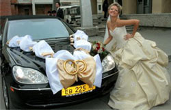 Cum de a decora o mașină de nunta frumos și elegant fotografie și video
