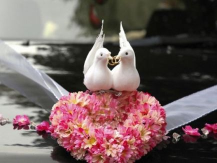 Hogyan lehet díszíteni egy esküvői autó gyönyörű és elegáns fotók és videók