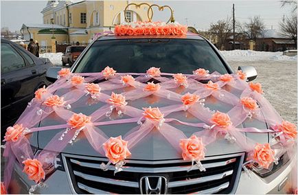 Cum de a decora o mașină de nunta frumos și elegant fotografie și video