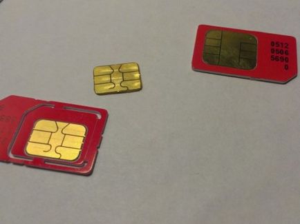 Hogyan működik a sim-kártya a SIM-kártya, amely lehet vágni