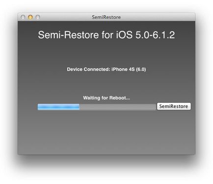 Cum să restaurați un firmware curat pe un iphone și ipad cu jailbreak folosind instrucțiunea de recuperare semi-restaurare