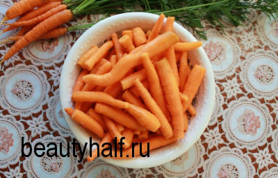 Як заморозити морква на зиму прекрасна половина