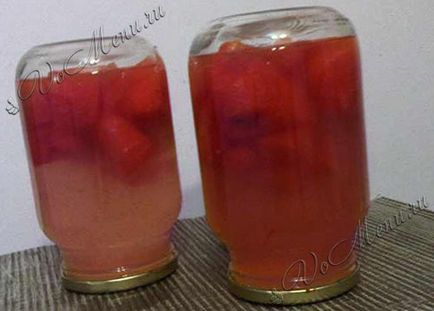 Kompót görögdinnye télen - lépésről lépésre recept