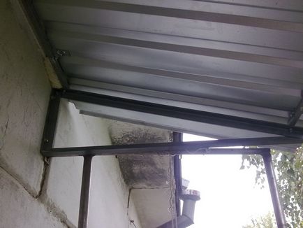 Acoperis pentru balcon la etajul 5 al Hrușciov - blogs mastergrad