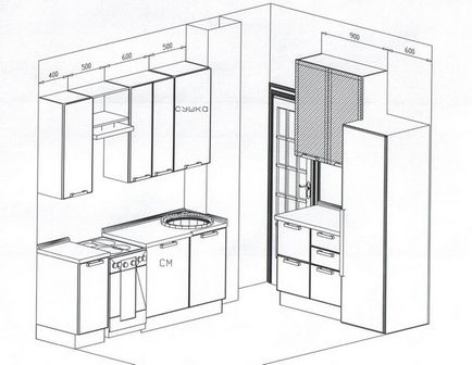 Маленька кухня - планування, фото, особливості та поради дизайнера