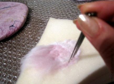 Master-clasa de cosmetice în tehnica umedă felting