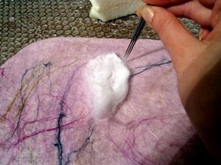 Master-clasa de cosmetice în tehnica umedă felting