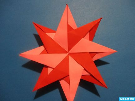 Майстер клас «новорічна зірка» техніка орігамі