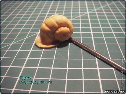 Майстер клас - равлик - з полімерної глини, своїми руками - намистини і елементи - полімерна глина