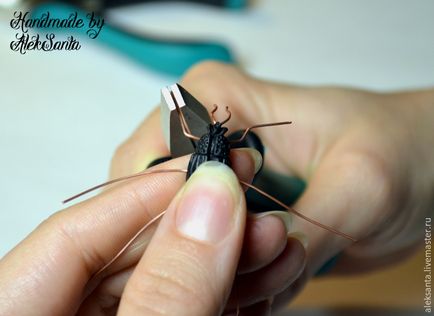 Mesterkurzus a bogarak megkötött polimer agyag - Fair Masters - kézzel készített, kézzel készített