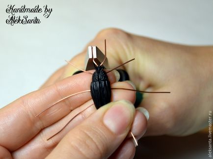 Майстер-клас жук з запікаємо полімерної глини - ярмарок майстрів - ручна робота, handmade