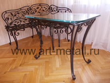 Atelier de mobilier forjat, mese forjate, console, mese