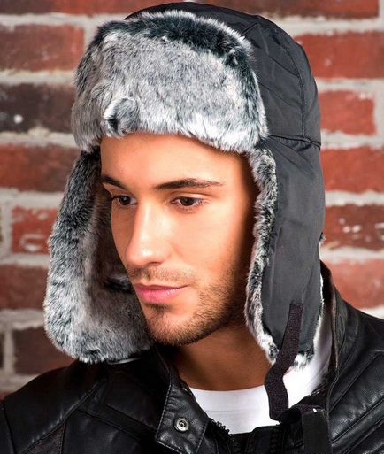 Modă bărbați pălării tineri 2016-2017, tendințele de iarnă, capace scurte, elegant tricotate și