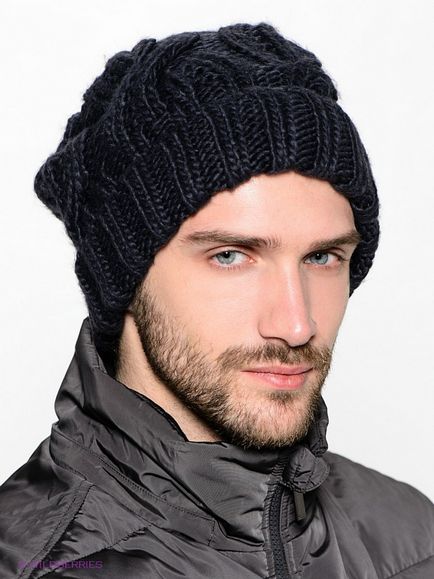 Modă bărbați pălării tineri 2016-2017, tendințele de iarnă, capace scurte, elegant tricotate și