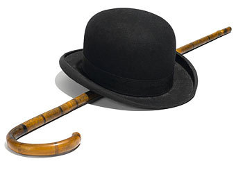 La licitație, au vândut pălăria de bowler și cultura trestiei Harley Chaplin