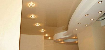 Plăci de perete pentru plafoane globo, eglo, masive, сонекс; instalarea corpurilor de iluminat de plafon